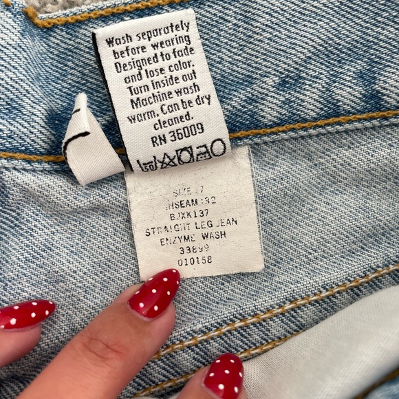 Calvin Klein Vintage Straight Leg Jeans - Picture 4 of 6